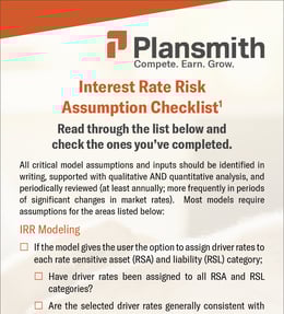 IRR Assumptions Screengrab
